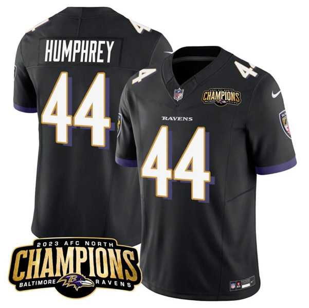 Men & Women & Youth Baltimore Ravens #44 Marlon Humphrey Black 2023 F.U.S.E. AFC North Champions Vapor Limited Jersey,We sell and wholesale Men & Women & Youth Baltimore Ravens #44 Marlon Humphrey Black 2023 F.U.S.E. AFC North Champions Vapor Limited Jersey on line form chian!